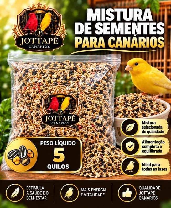 Mistura de Sementes para Pássaros 5 kg