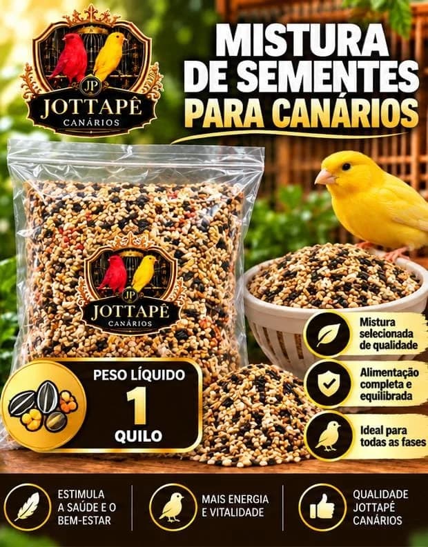 Mistura de Sementes para Pássaros 1 kg