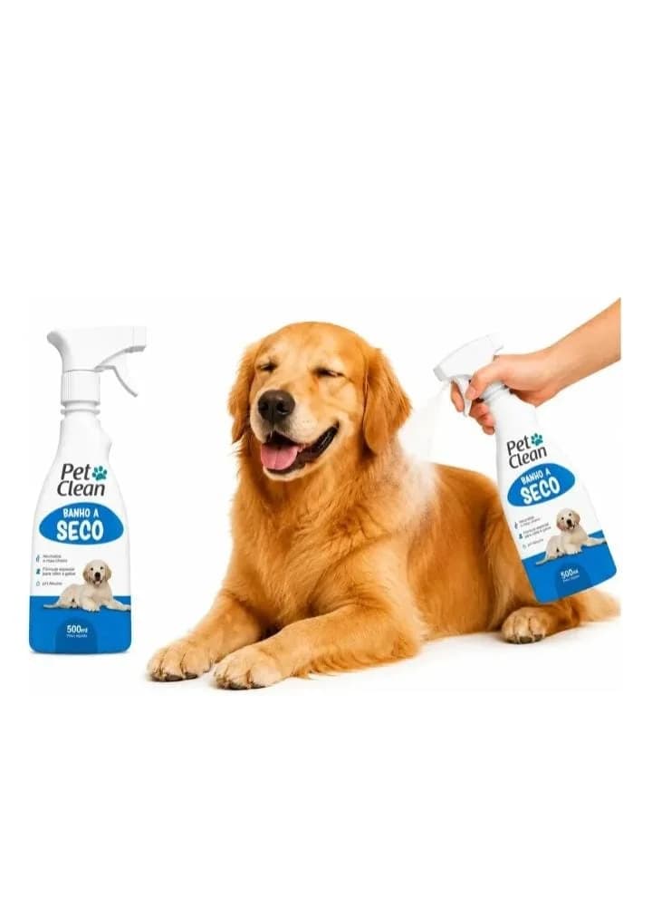 Banho a Seco para Cães e Gatos Pet Clean Spray 500 mL